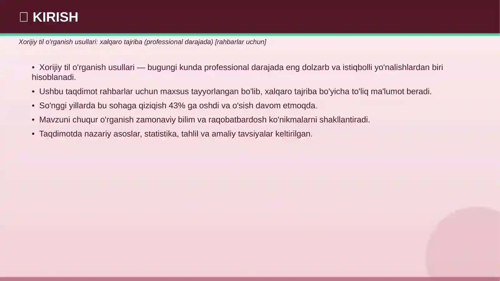XORIJIY TIL O'RGANISH USULLARI 3