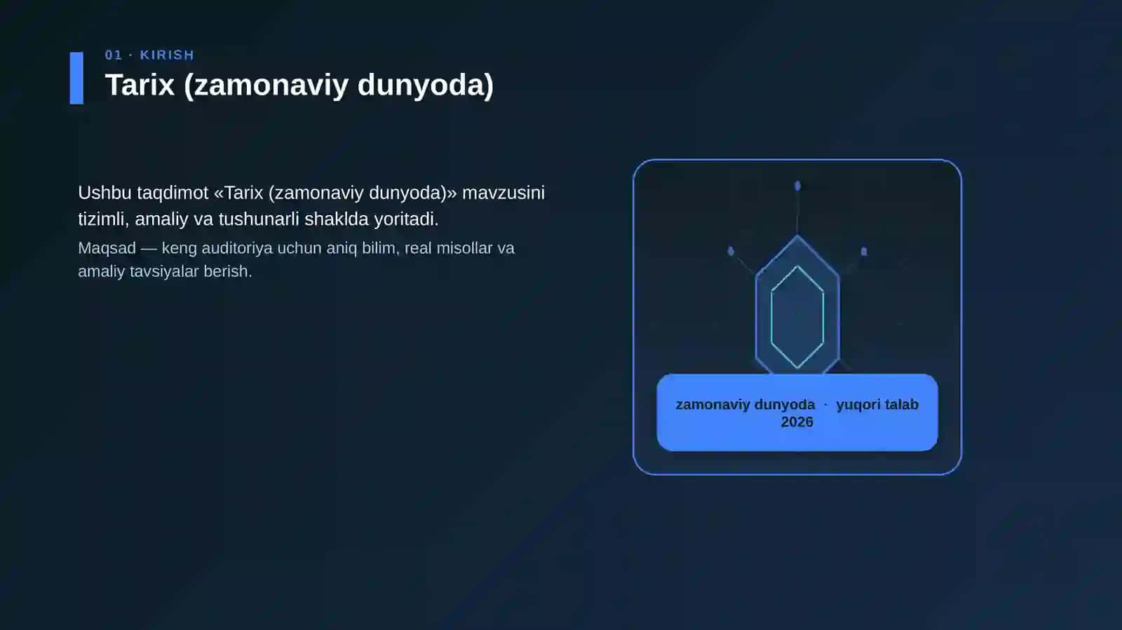 Tarix (zamonaviy dunyoda) 3