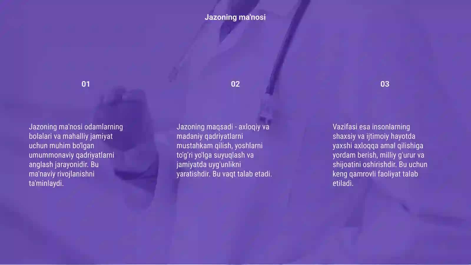 Jazoning maqsadi va vazifasi 3