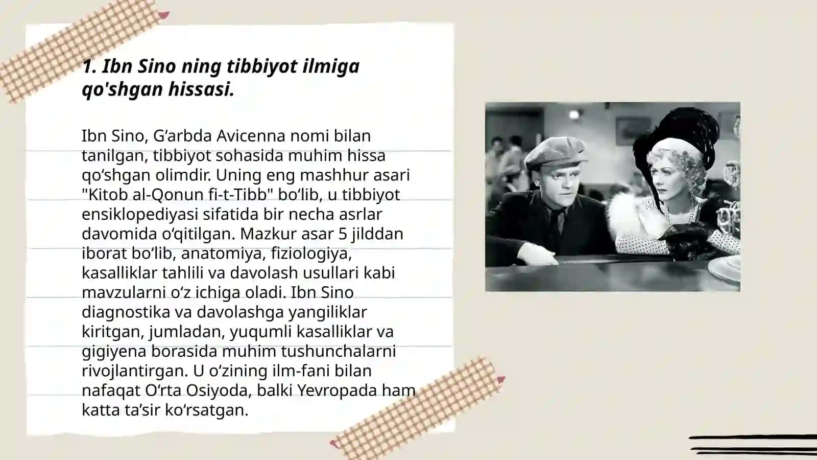 Ibn Sino ning tibbiyot ilmiga qo'shgan hissasi 3