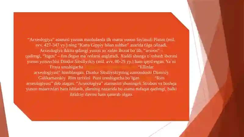 O’lkamiz tarixini yoritishda Arxeologiya fanining tutgan o’rni va ahamiyati 3