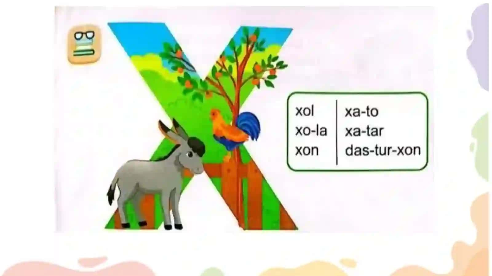X tovush va Xxharflarini mustahkamlash 3