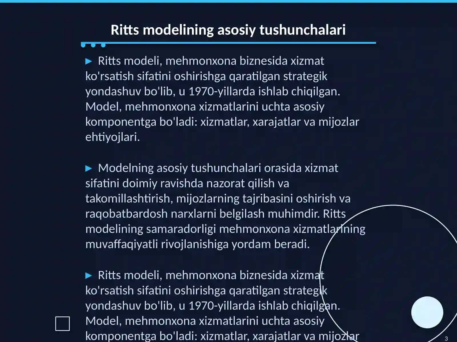 Ritts modeli 3