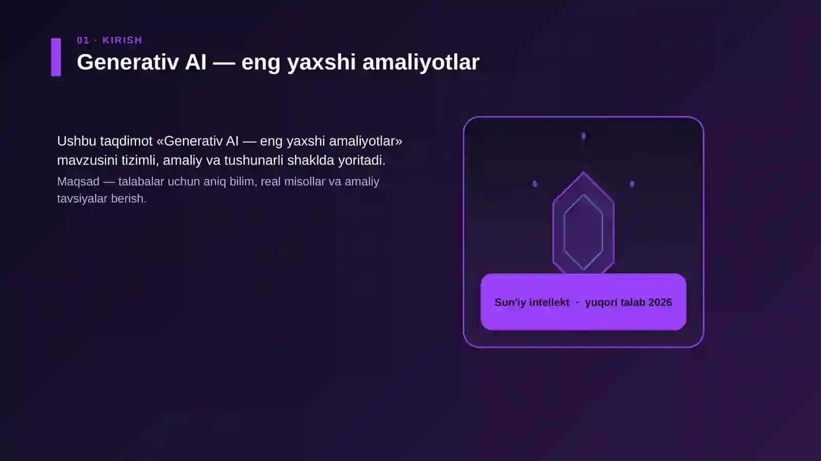 Generativ AI — eng yaxshi amaliyotlar 3