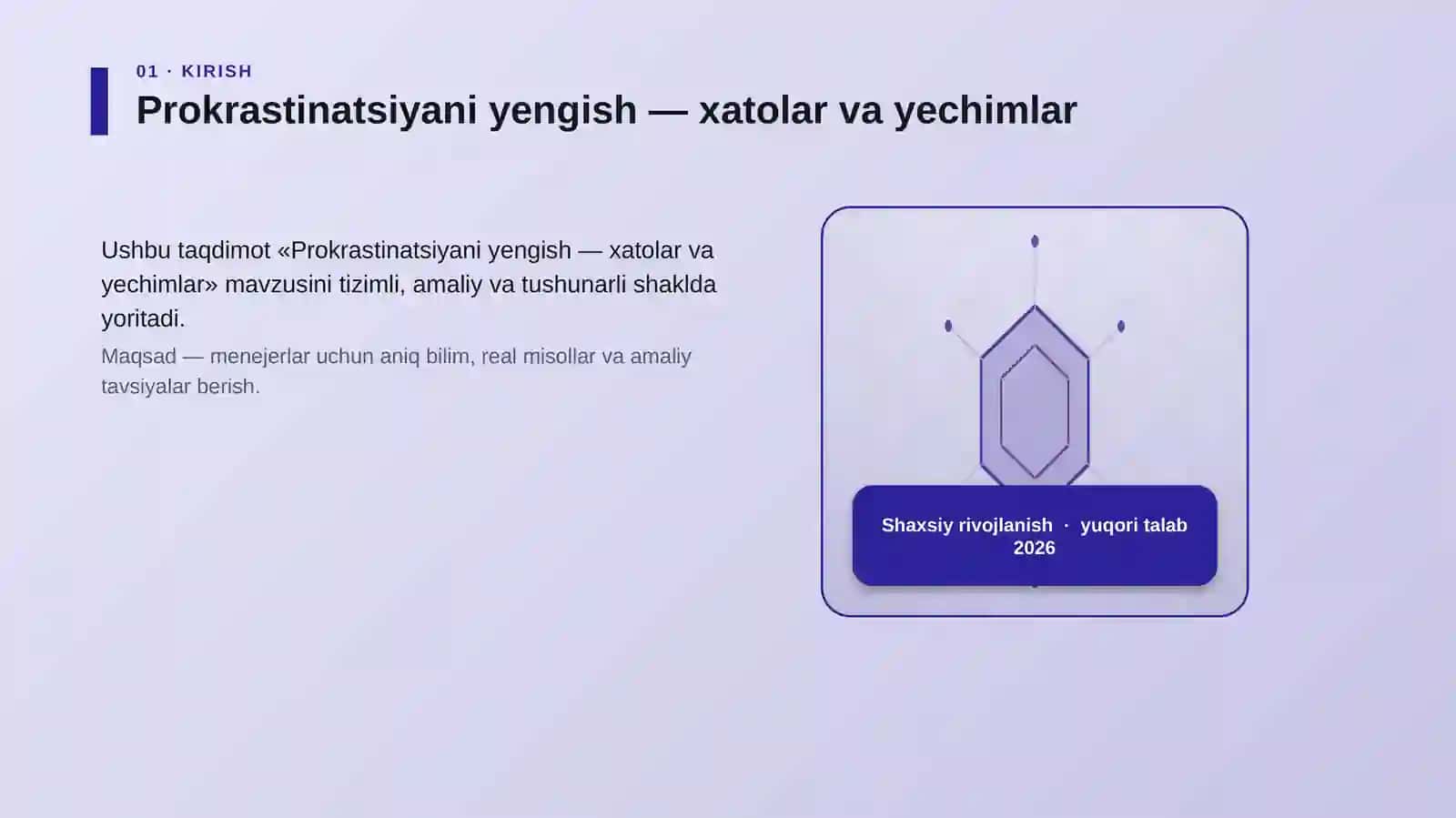 Prokrastinatsiyani yengish — xatolar va yechimlar 3