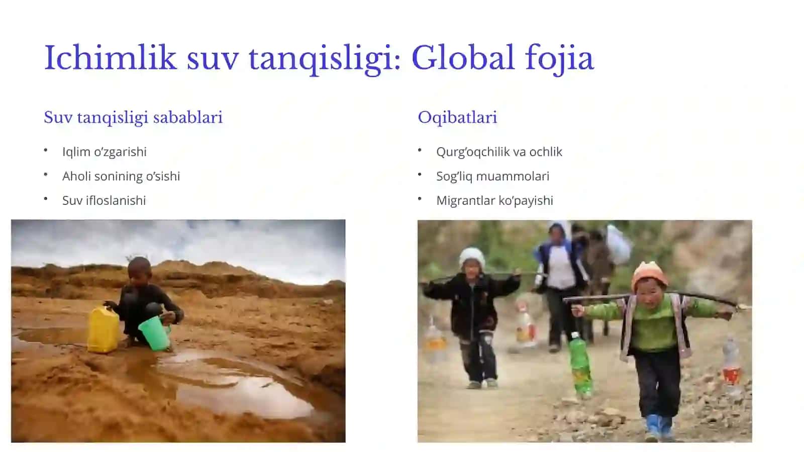Ekologik xavfsizlik: Umumiy muammolar 3
