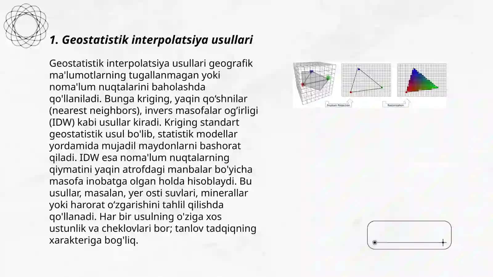 Geostatistical analyz Interpolyatsiyasi va ning turlari 3