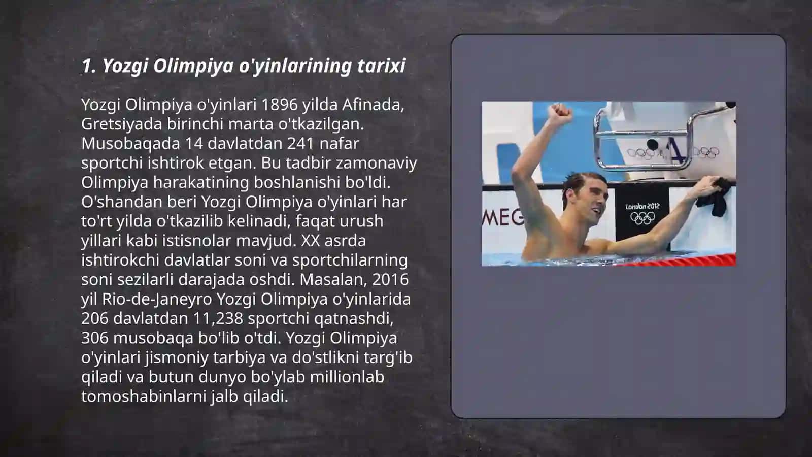 Yozgi Olimpiya oʻyinlari 3