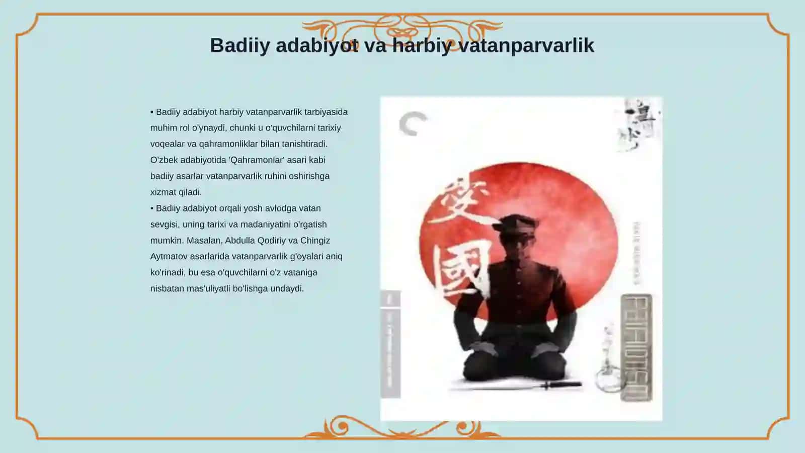 Badiiy adabiyot va harbiy vatanparvarlik 3