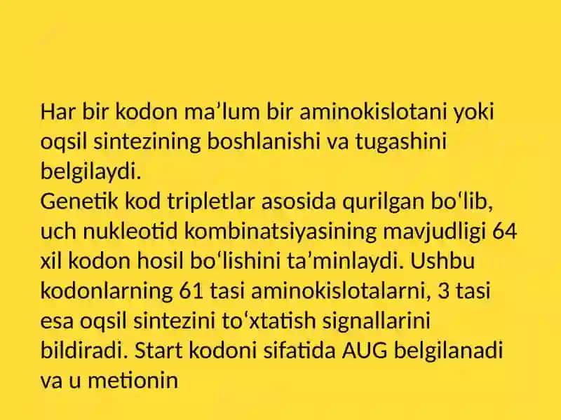 genetik kod 3
