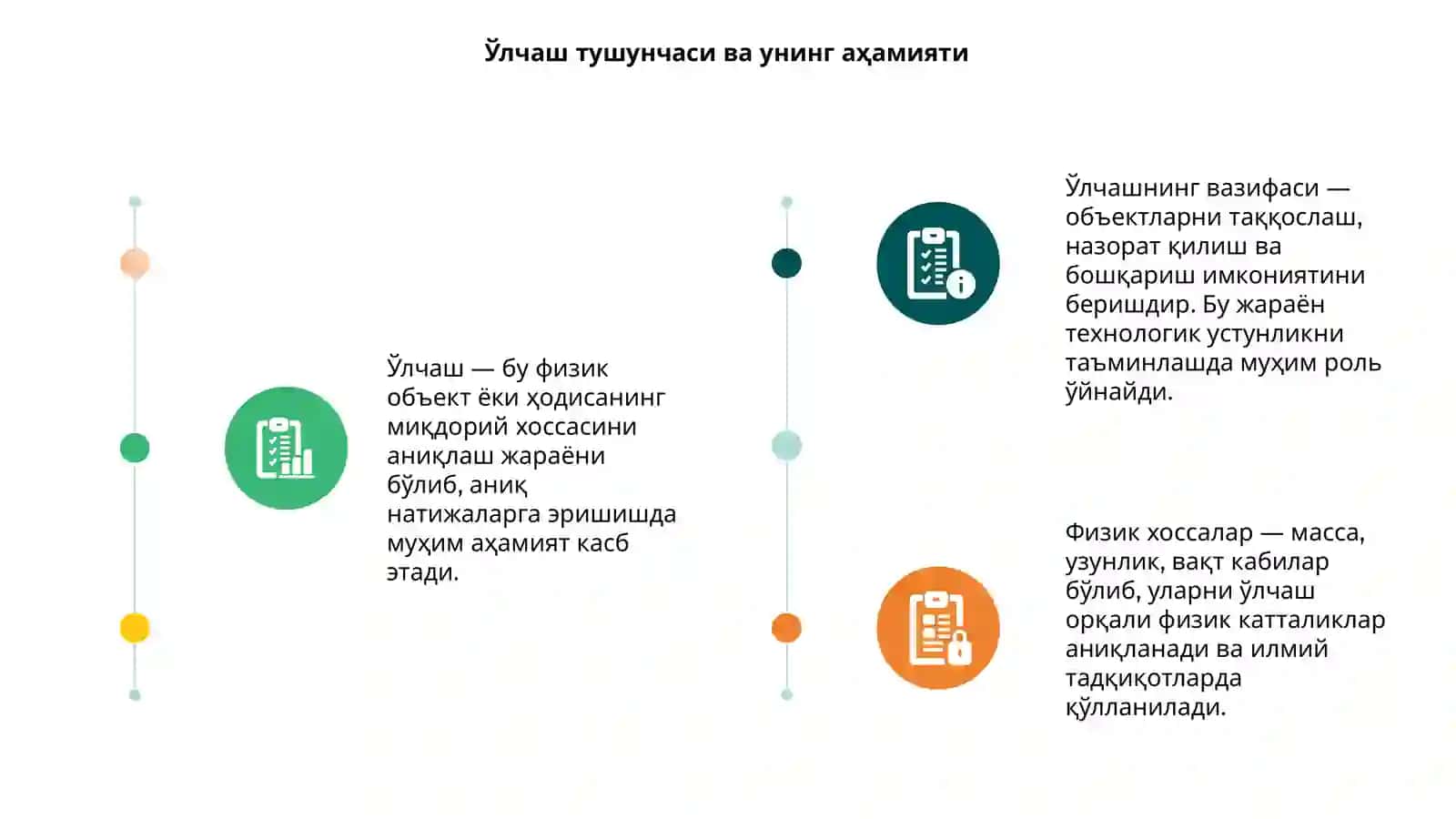 Ўлчашнинг мохияти ва вазифаси 3