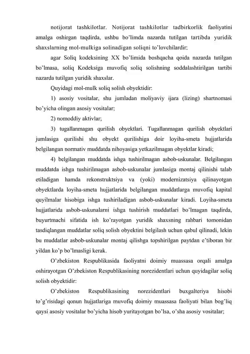Yuridik shaxslarning mol-mulkiga solinadigan soliqning to‘lovchilari tarkibi 3