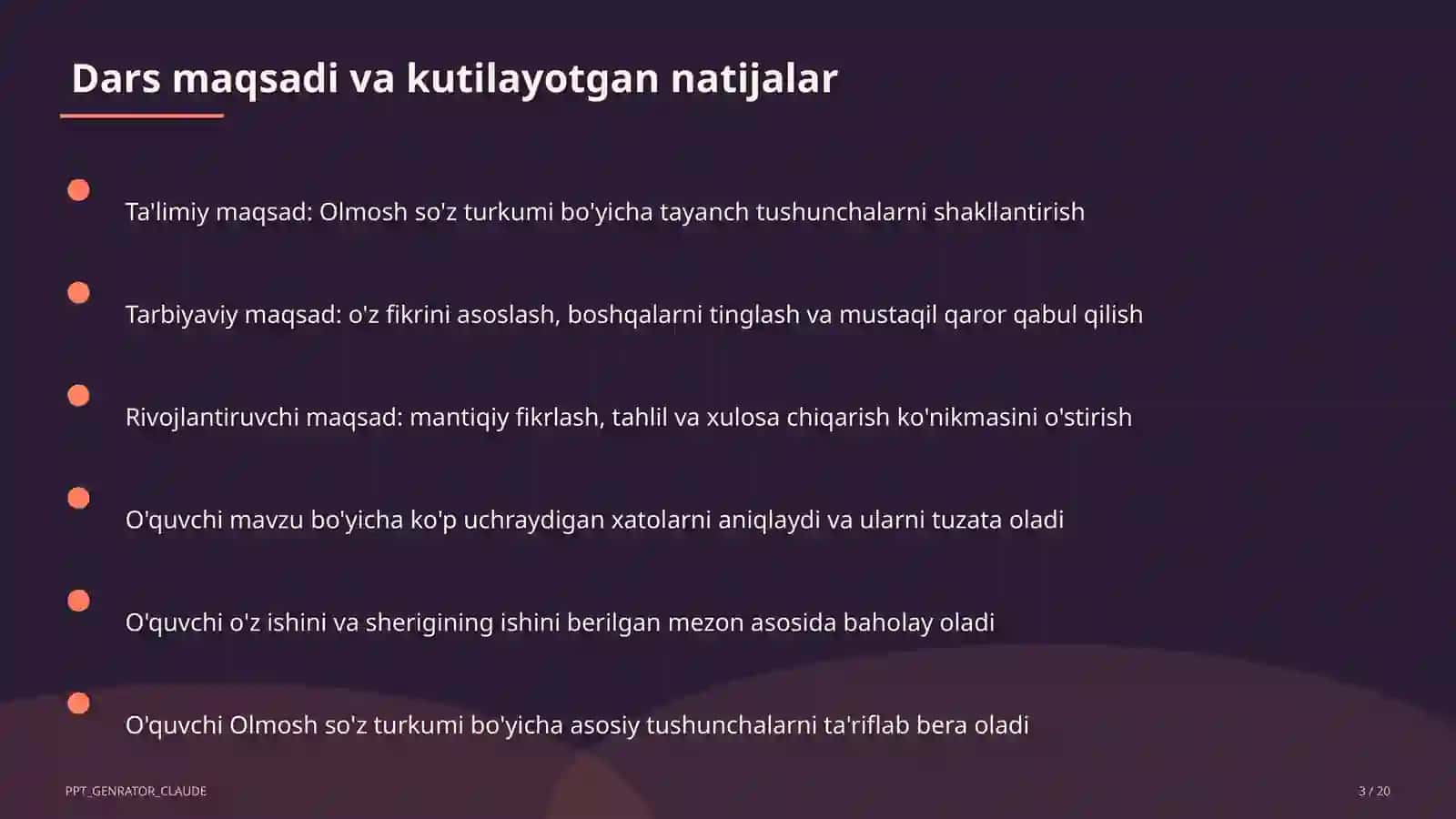 Olmosh so'z turkumi (4-sinf) 3