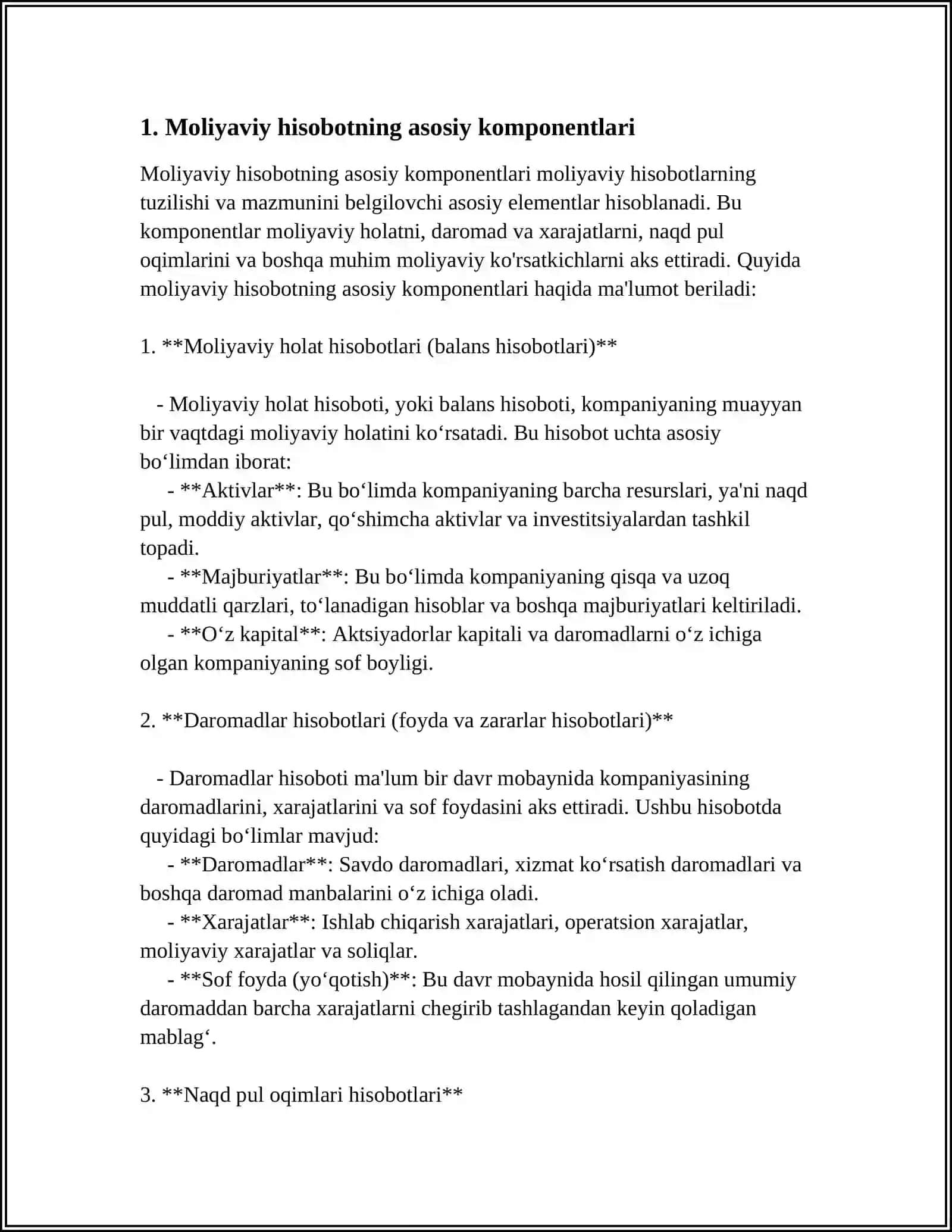 CHORAKLIK VA YILLIK MOLIYAVIY HISOBOT 3