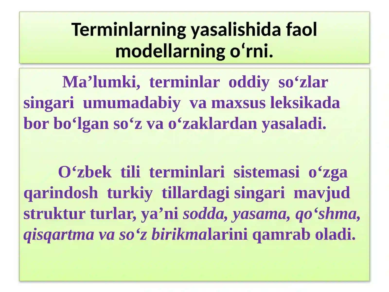O'zbek til terminlarining struktur-grammatik qurilishi 3