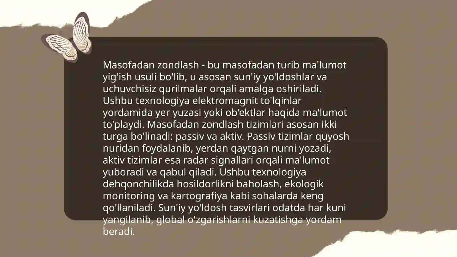 Yerni masofadan zondlash materiallari 3