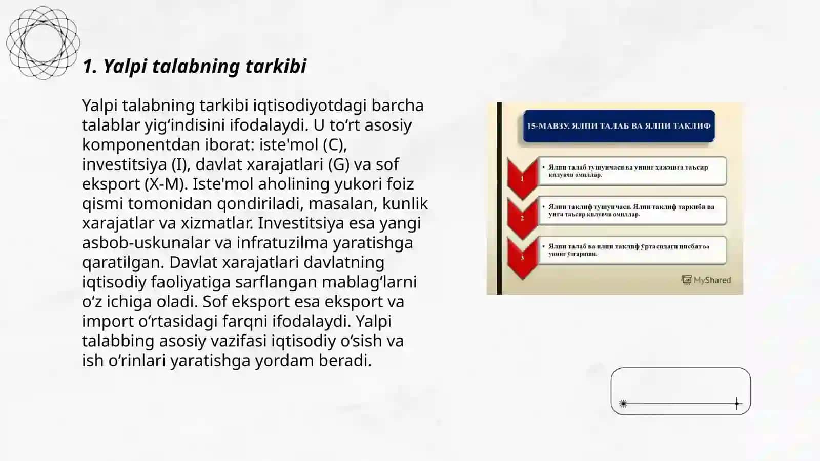Yalpi talabning baho va bahodan boshqa omillari 3