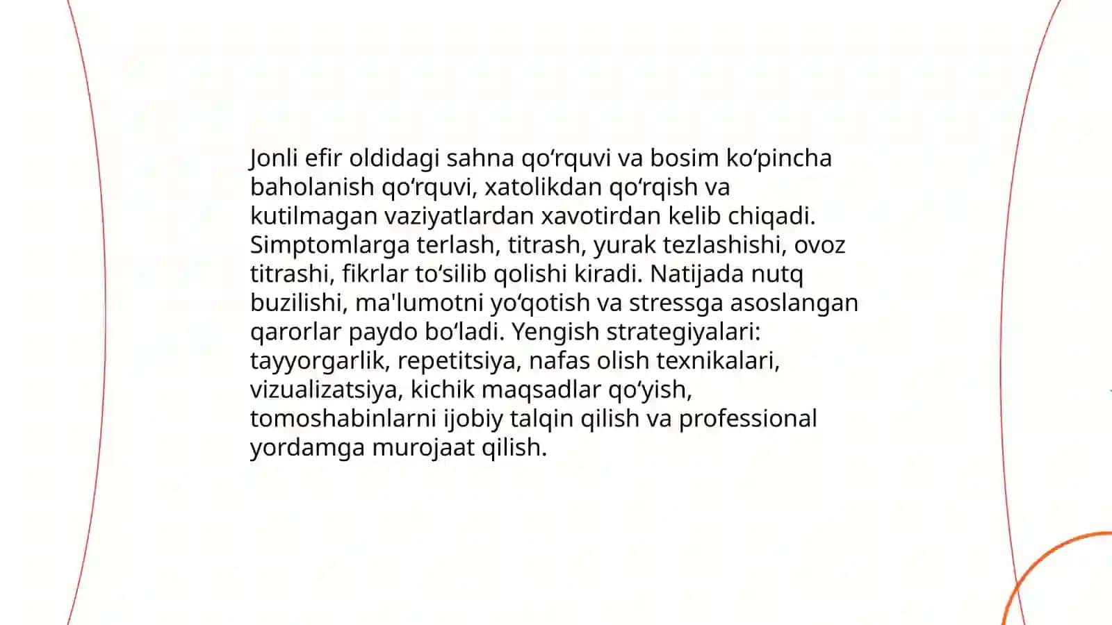 Jonli efirning psixologik muommolari 3