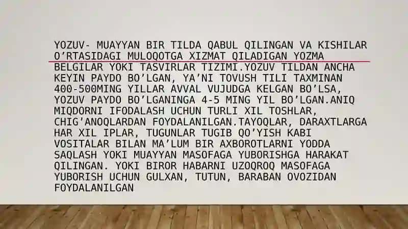 Yozuv va uning rivojlanish bosqichlari 3