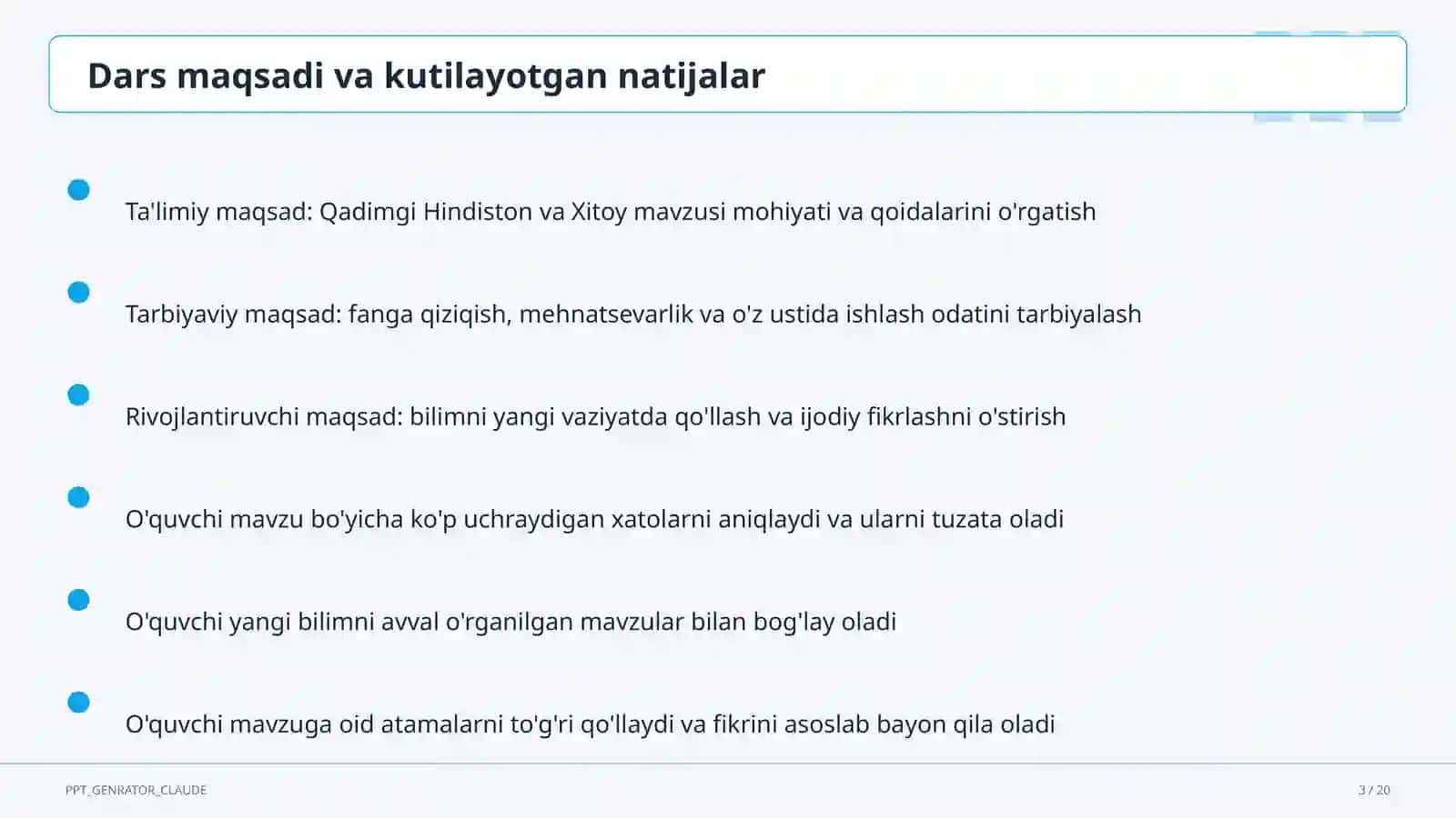 Qadimgi Hindiston va Xitoy (6-sinf) 3