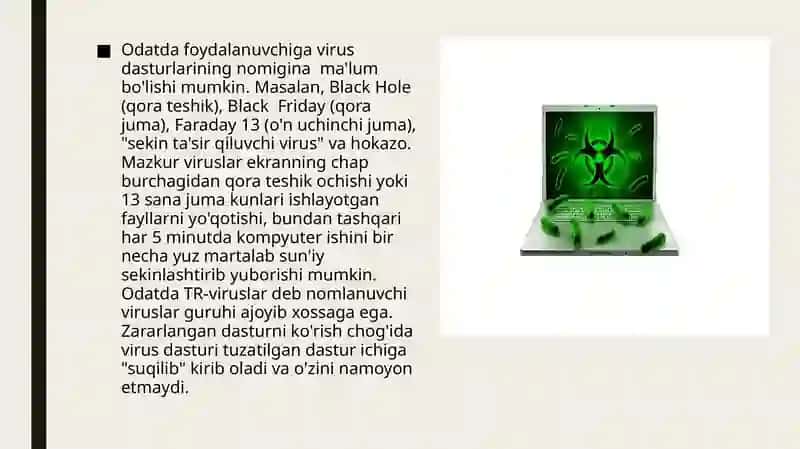 Virus va antivirus dasturlar 3