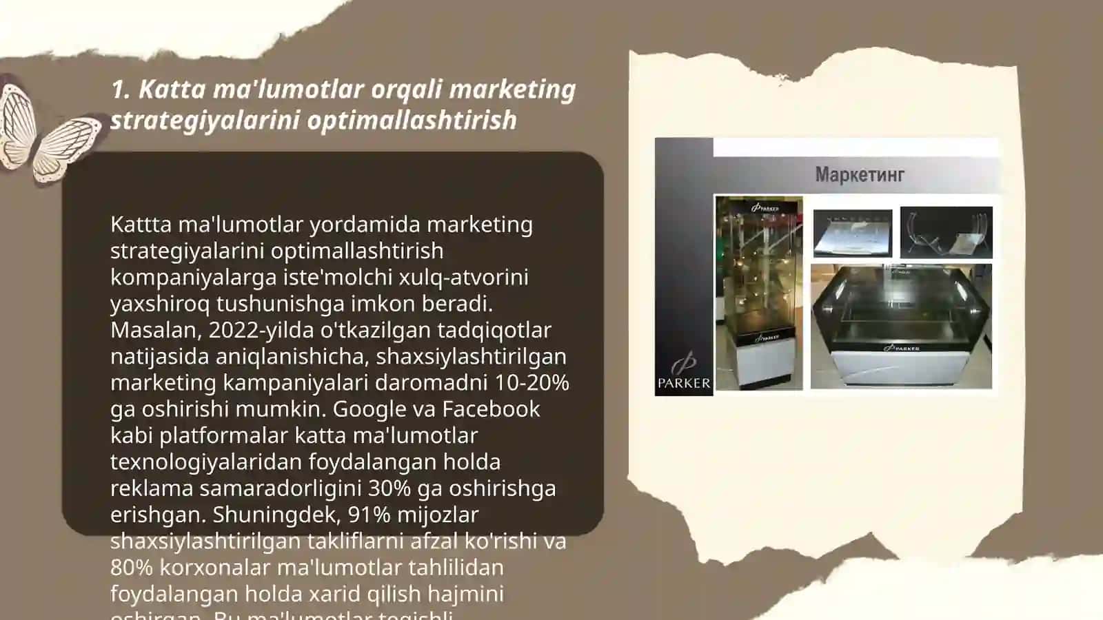Menejment va marketing sohalarida katta ma'lumotlar texnologiyasidan foydalanish 3