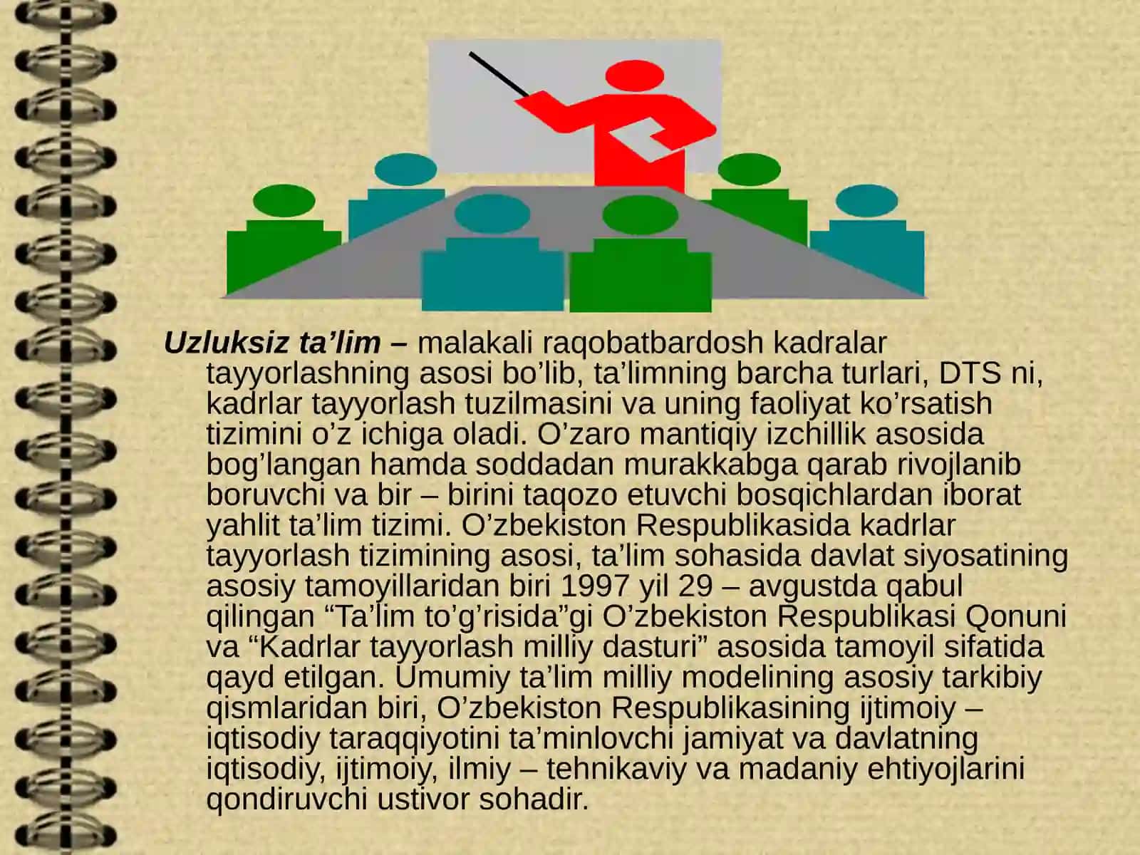 O’zbekistonda shakllangan ta’lim tizimini isloh etish 3