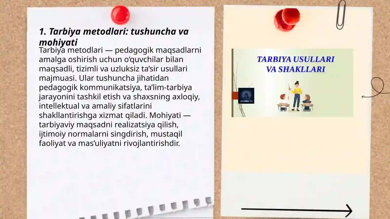 Tarbiya metodlari haqida tushuncha 3