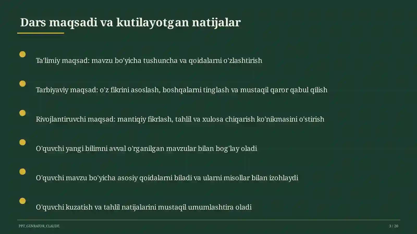 Ochiq ta'lim resurslari (OER) dan foydalanish 3