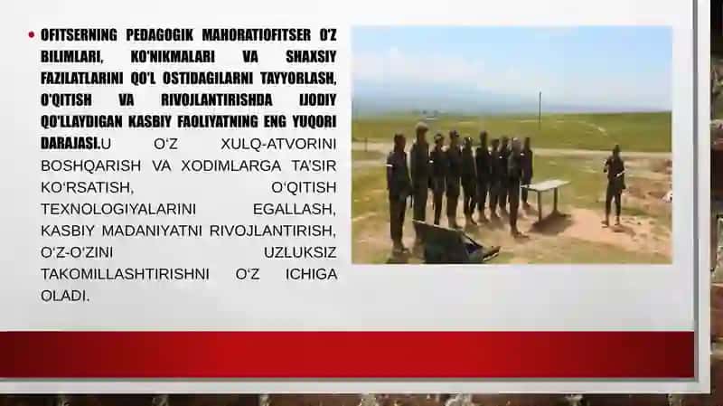 Ofitserning pedagogik mahorati va uning psixologik-pedagogik tafakkur 3