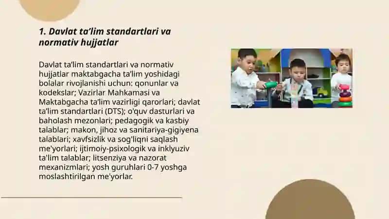 Davlat taʼlim standartlari va normativ hujjatlar 3