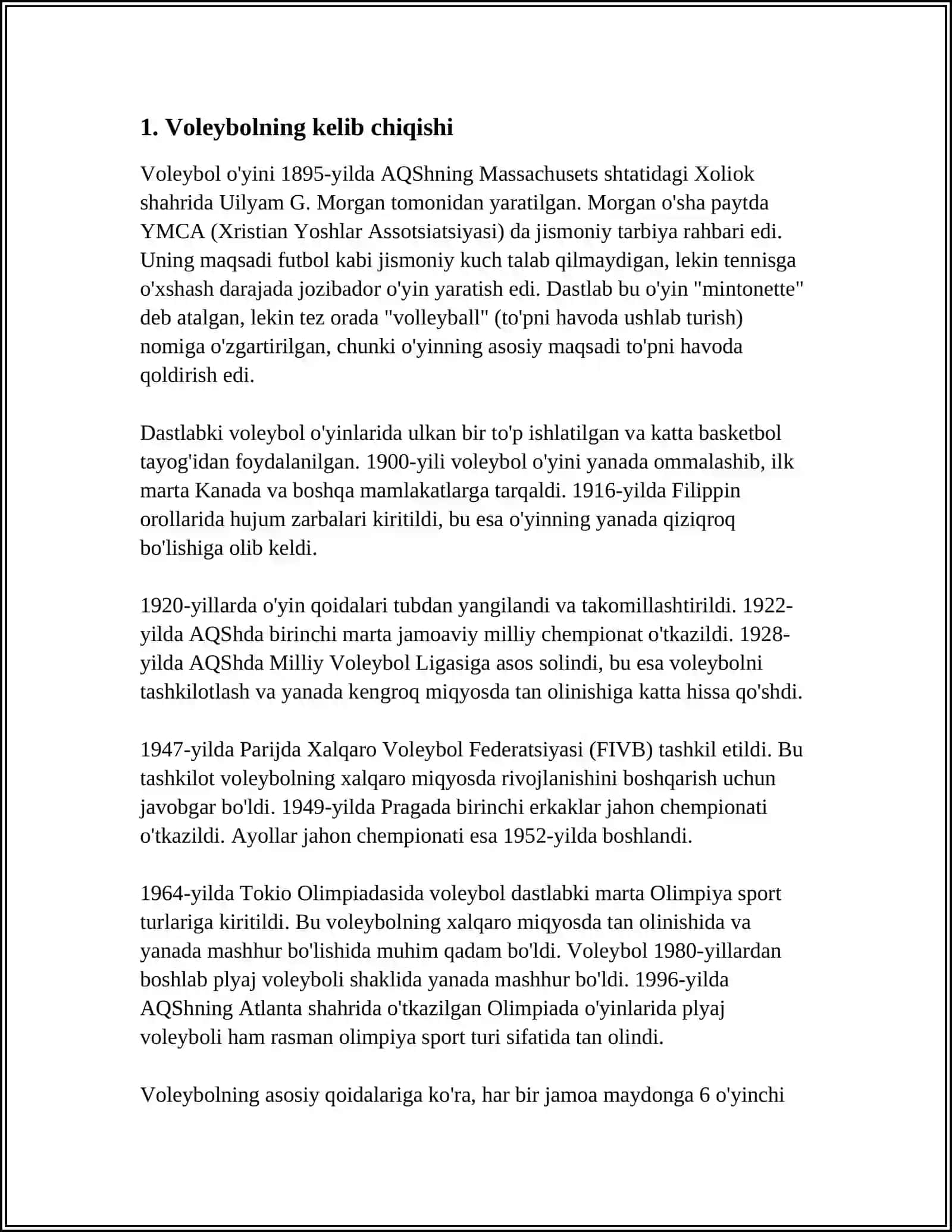 VALEYBOL TARIXI 3