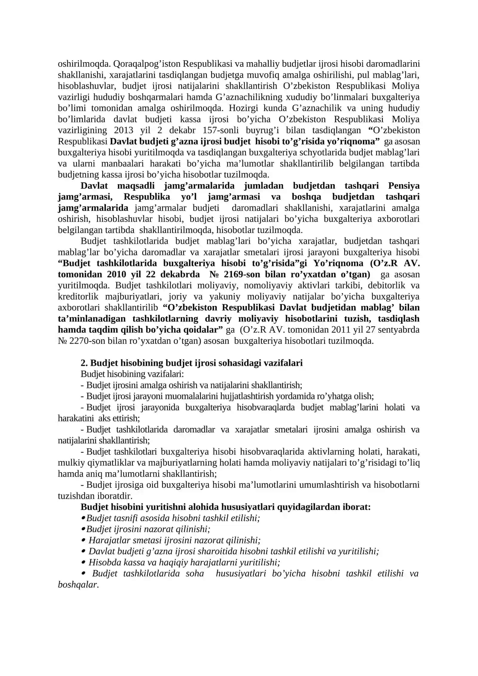 "BYUDJET HISOBI" FANINING PREDMETI VA METODI 3