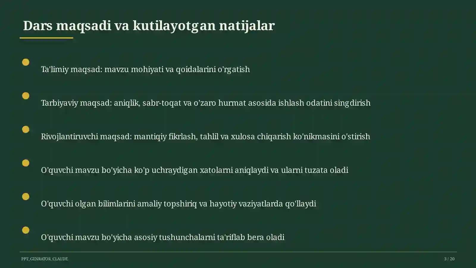 Gapning ikkinchi darajali bo'laklari (8-sinf) 3