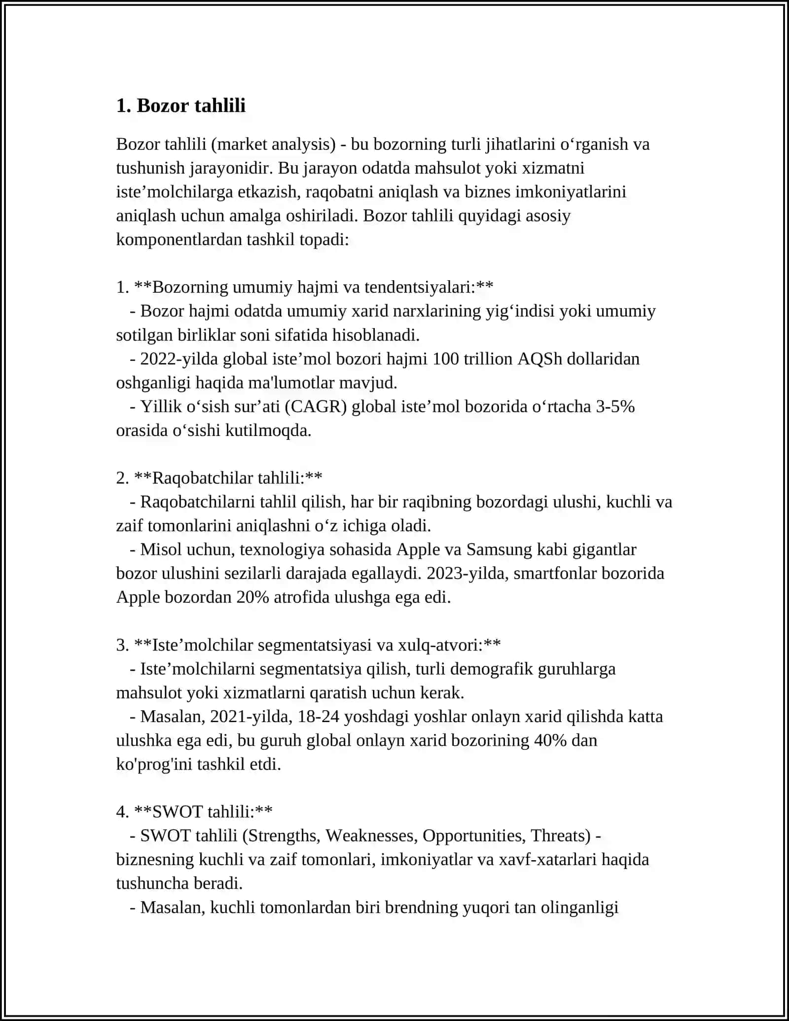 KAMPANYANING RAQOBAT STRATEGIYASINI TANLASH 3