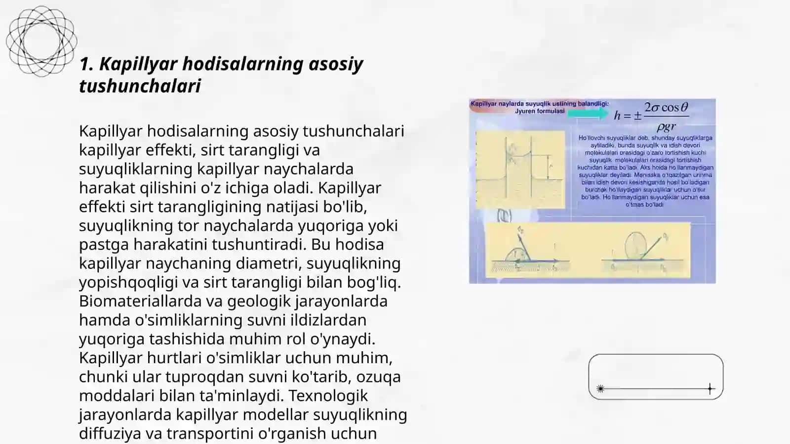 Kapillyar hodisalar 3