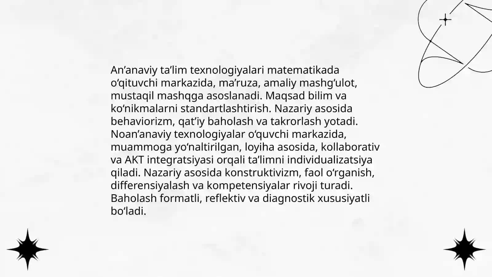An’anaviy va noan’anaviy ta’lim texnologiyalari 3