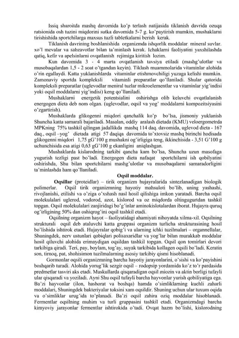 Sportda ish qobilyatini tiklash vositalari 3