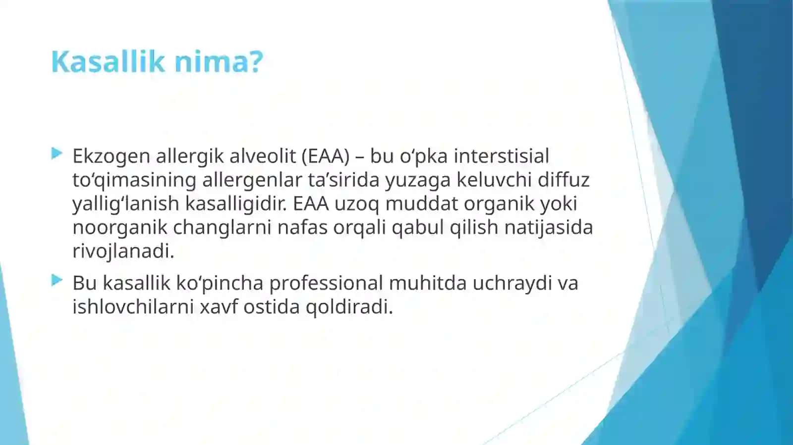 EkzogenAllergikAlveolit 3