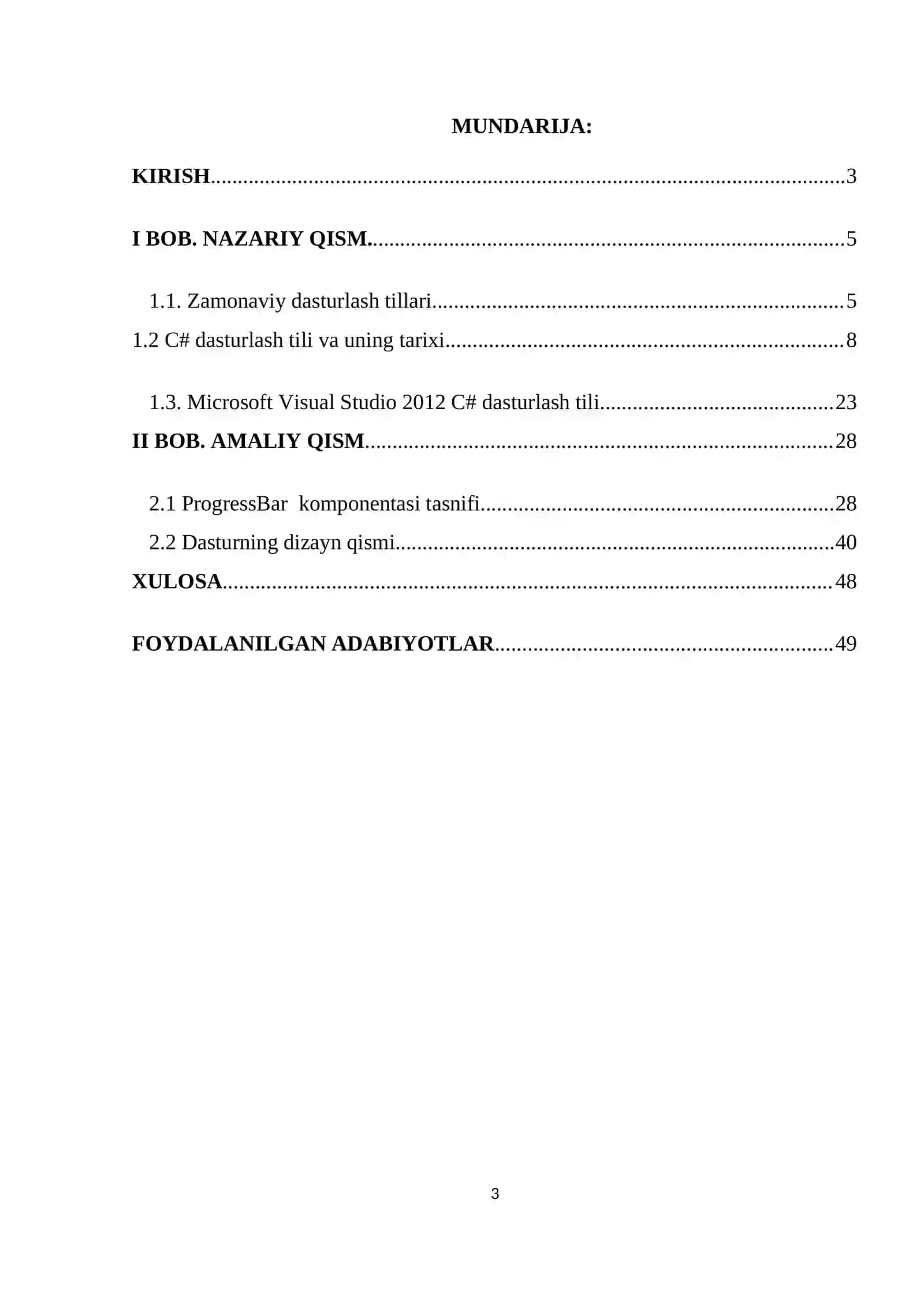 C# dasturlash tilida ProgressBar komponentasidan foydalanib dastur yaratish 3