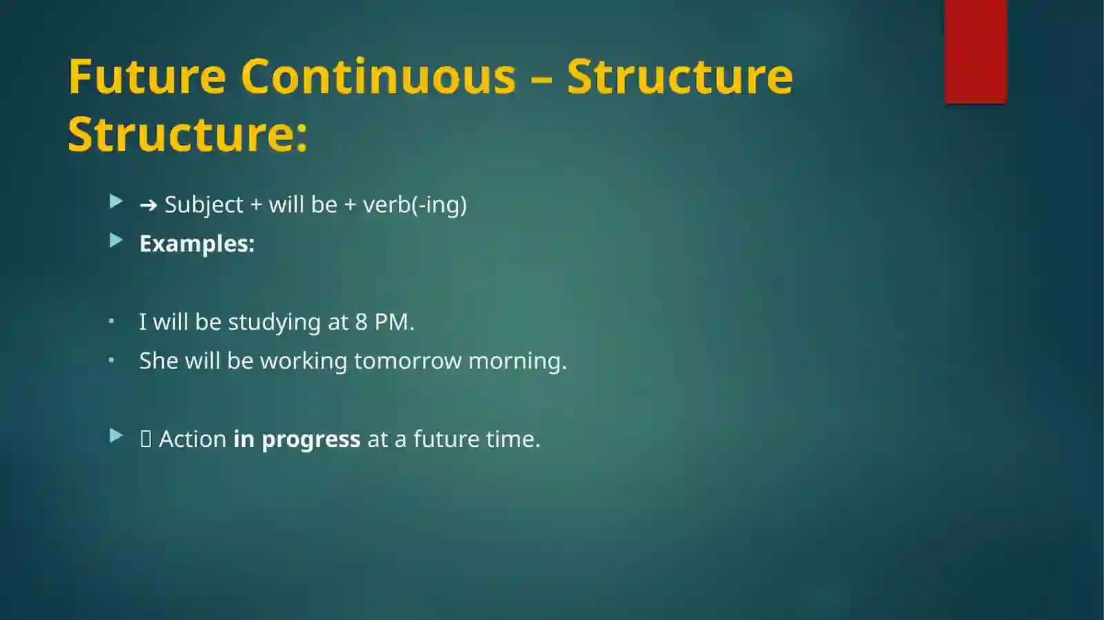 Future Perfect vs Future Continuous 3