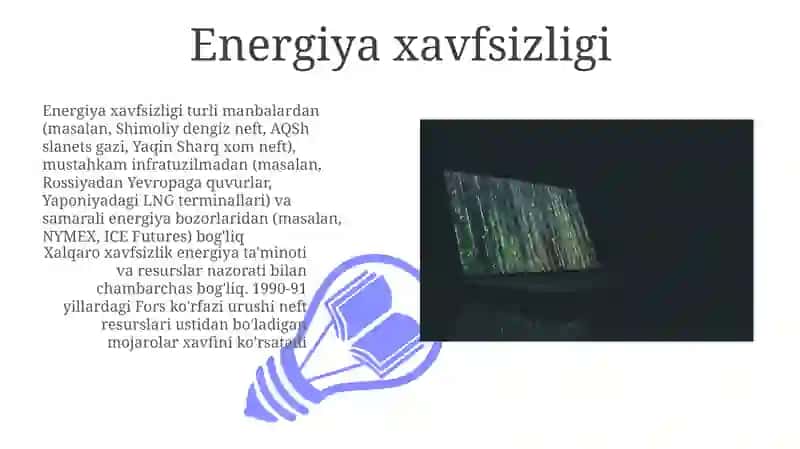 Xalqaro xavfsizlik energiya ta'minoti va resurslar nazorati 3