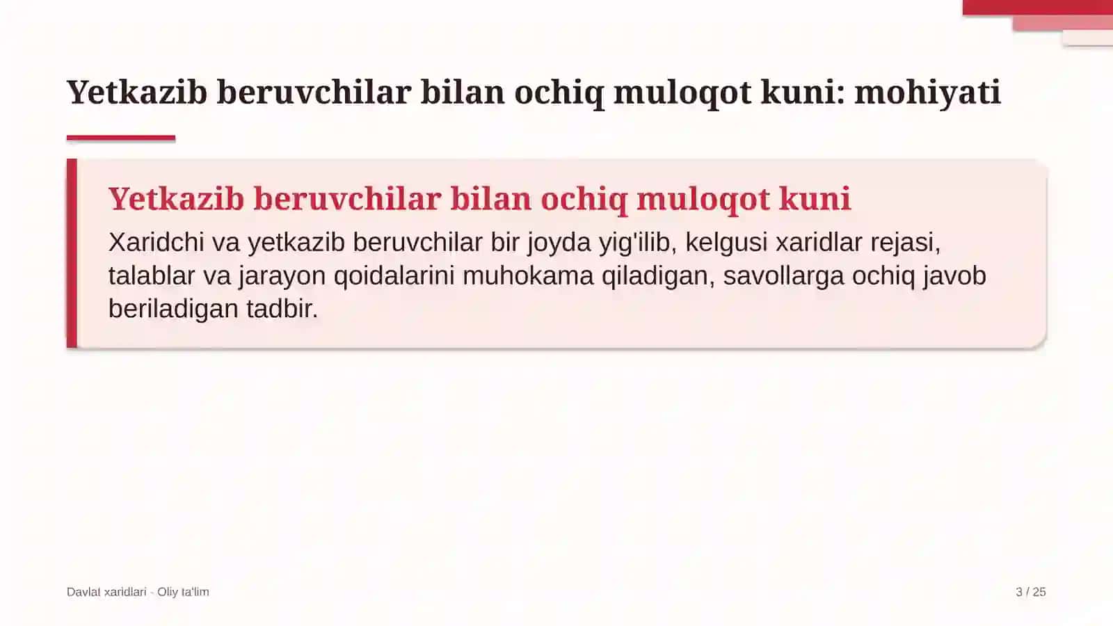 Davlat qo'riqxonalarida yetkazib beruvchilar bilan ochiq muloqot kunini o'tkazish 3