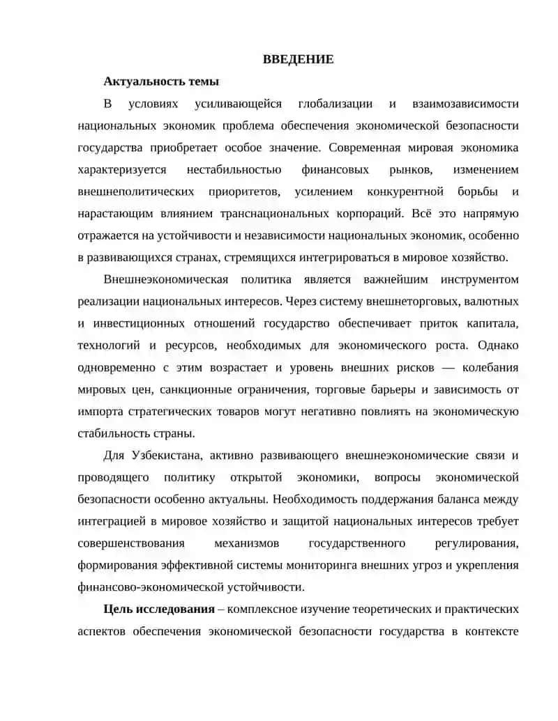 Экономическая безопасность во внешнеэкон. политике 3