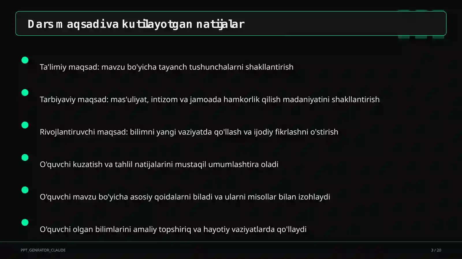 Ishlab chiqarish texnologiyalari va avtomatlashtirish (10-sinf) 3