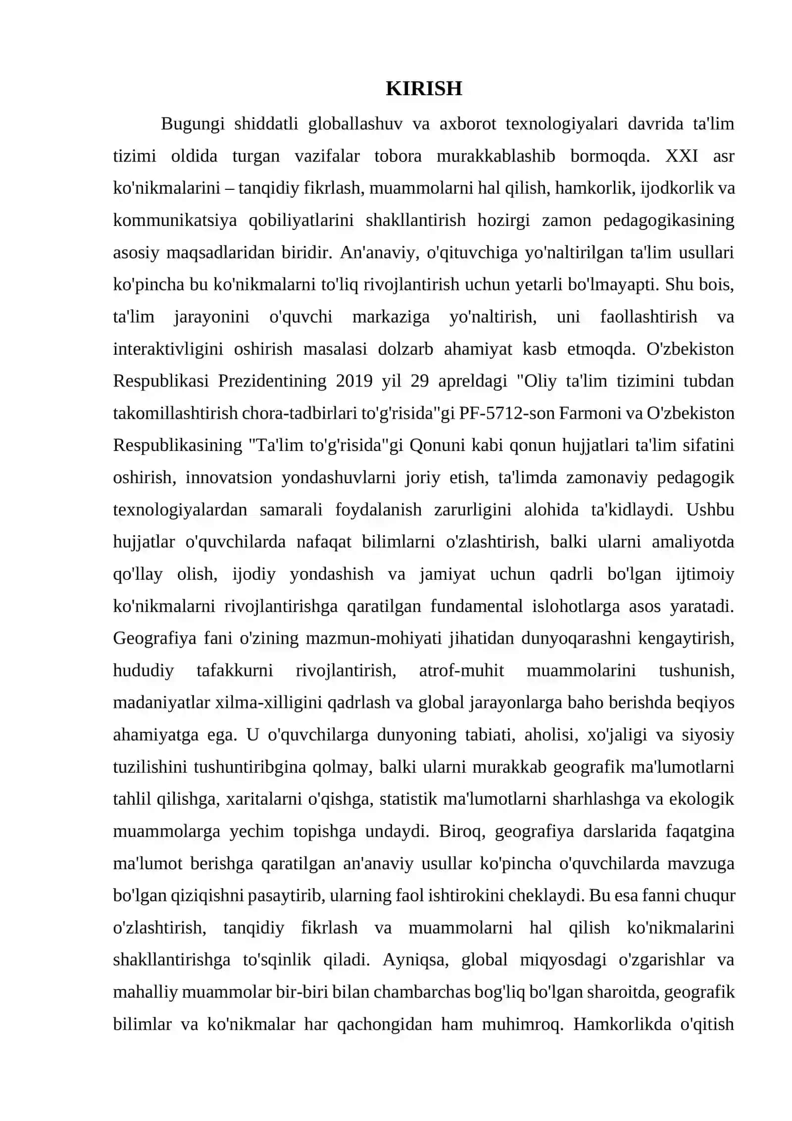 GEOGRAFIYA DARSLARIDA HAMKORLIKDA O‘QITISH TEXNOLOGIYASI 3