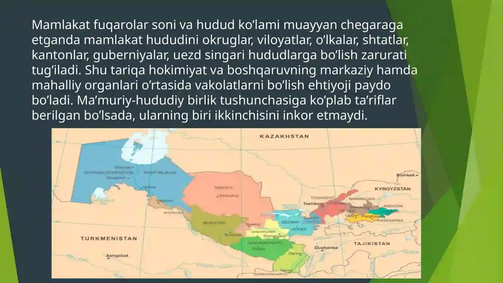 O’ZBЕKISTОNNING MА’MURIY-HUDUDIY TUZILISHIVАULАRNING MINTАQАVIY RIVОJLАNISH XUSUSIYATLАRI 3