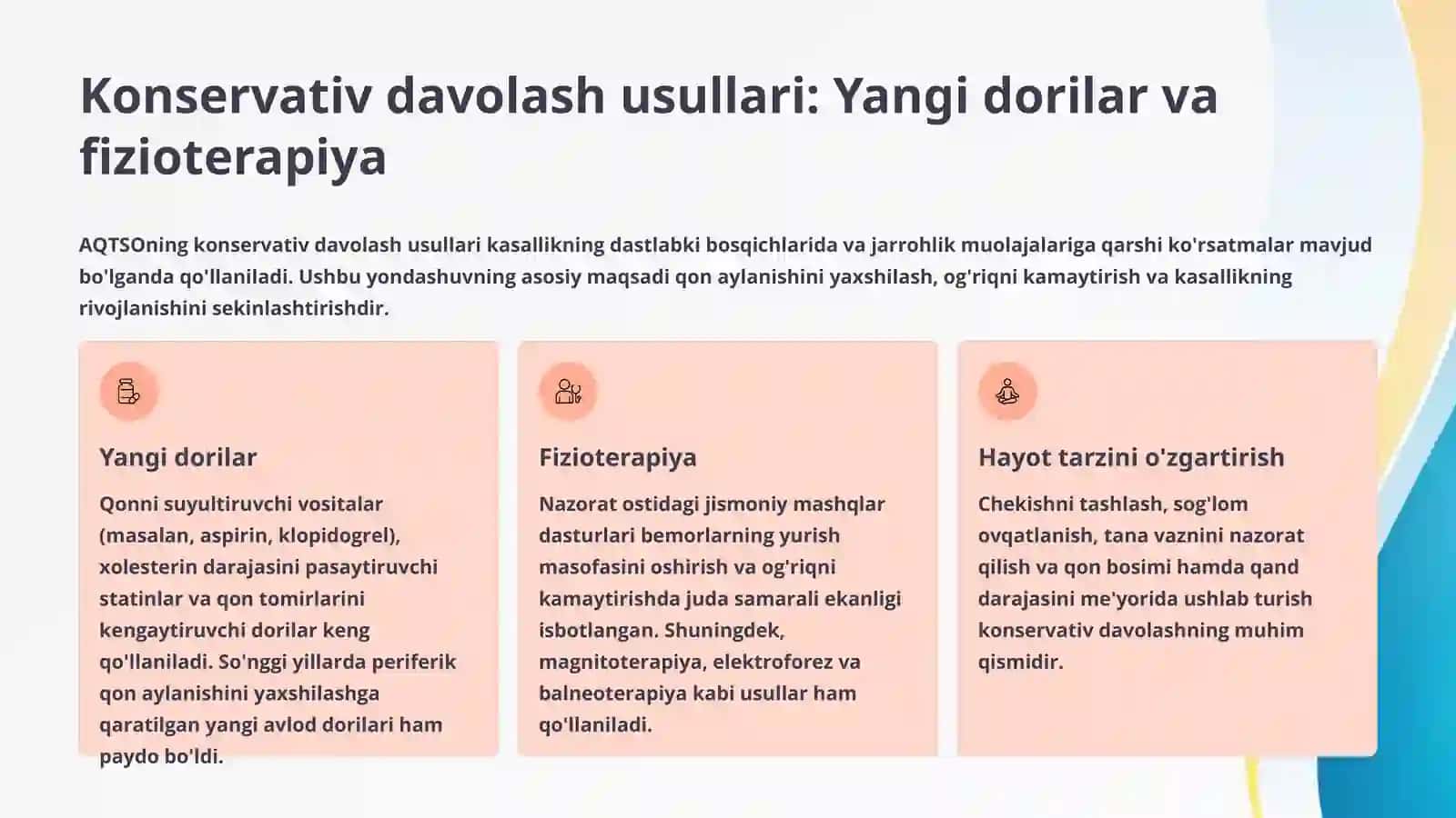 Arterial qon tomirlarni surunkali obliteratsiyasi 3