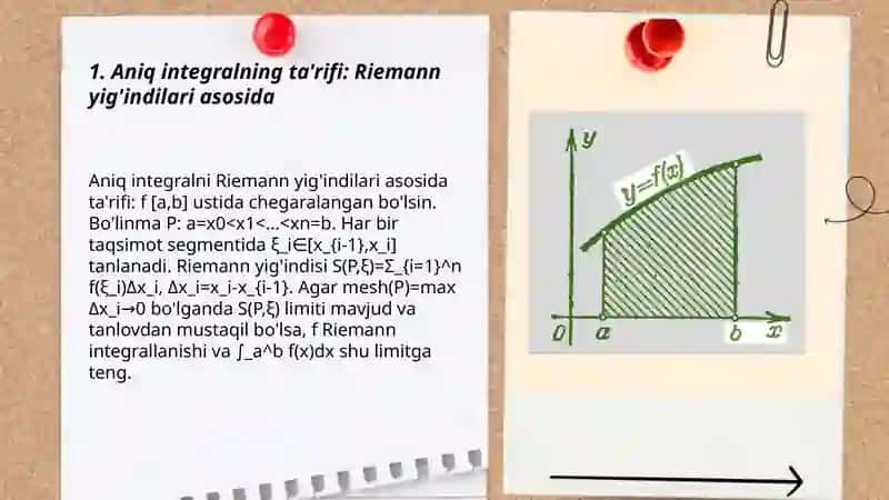 Aniq integral 3