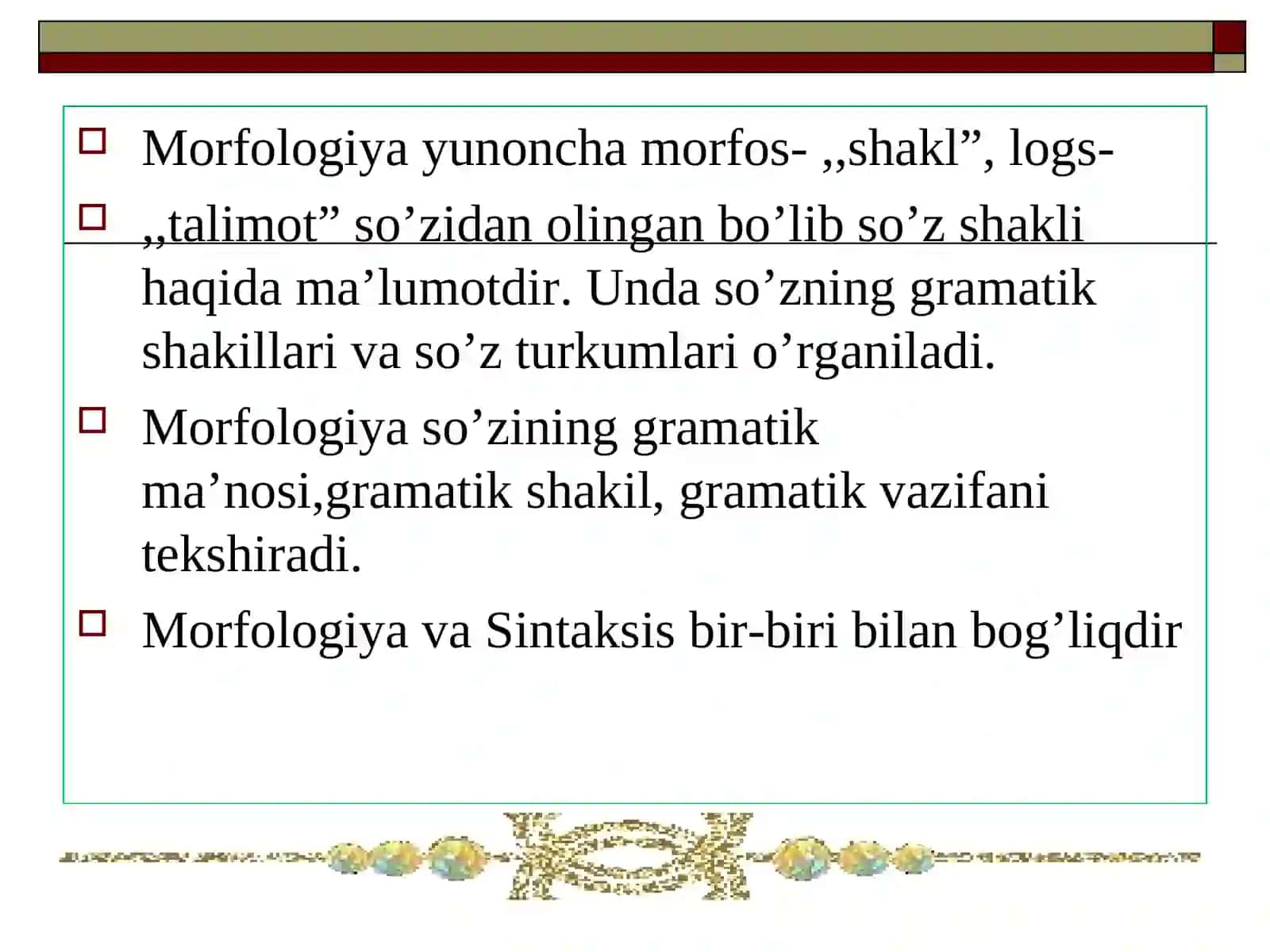 Morfologiya haqida umumiy malumot 3
